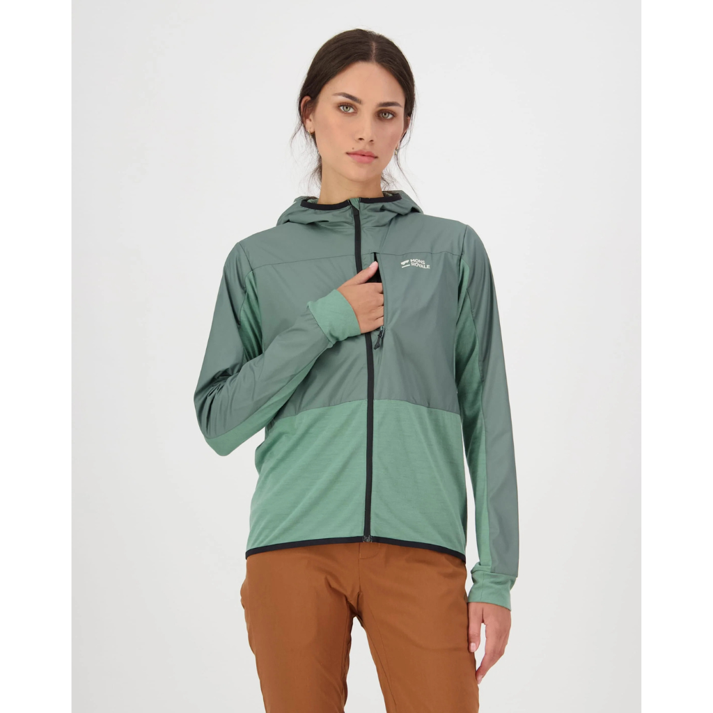 Mons Royale Womens Diversion Merino Wind Jacket