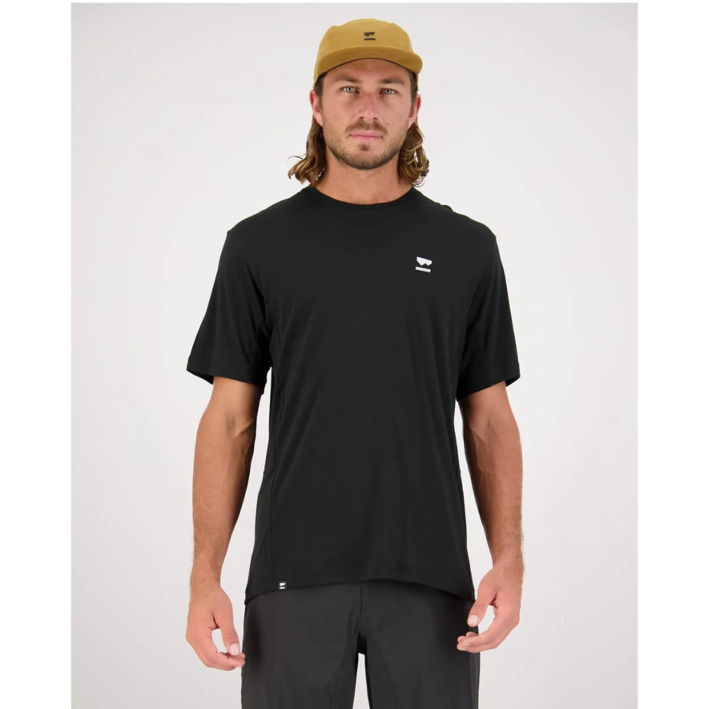 Mons Royale Mens Tarn Merino T-Shirt Logo