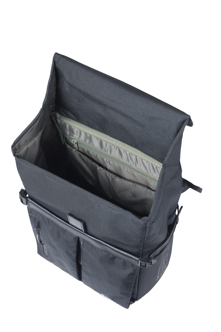 18428 Basil Move commuter bicycle bag MIK studs bl