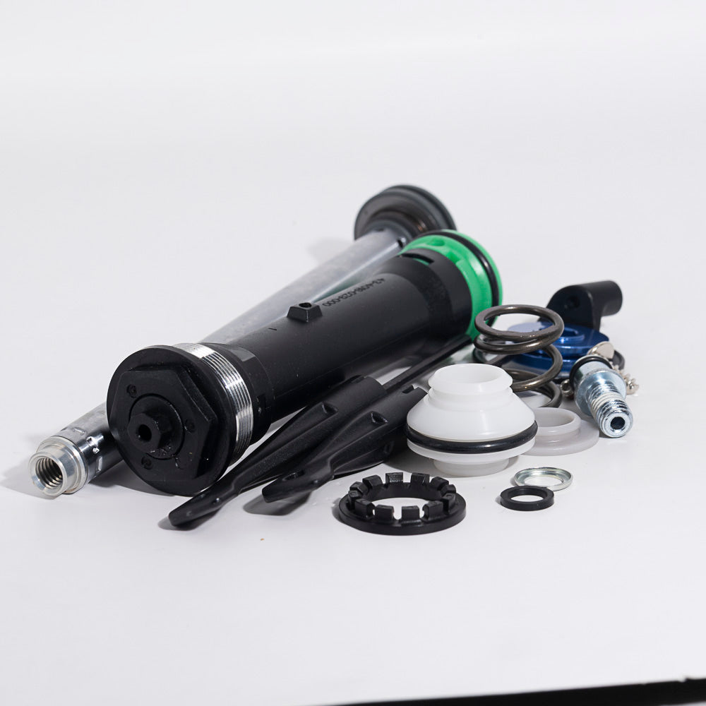 RockShox Fork Damper Assembly - Remote 17mm (PopLoc, Pre-2103 PushLoc) 26 29 100mm (Includes Right Side Internals - XC30 A1 - A3 / 30 Silver A1