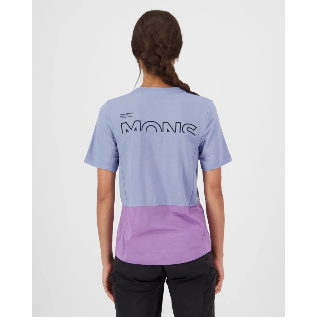 Mons Royale Womens Tarn Merino T-Shirt Logo