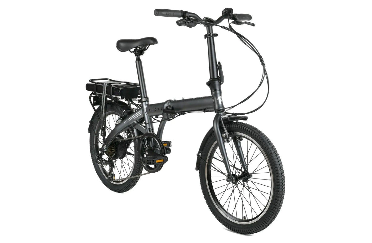 Pedal Dynamo 3 Charcoal Folding E-Bike
