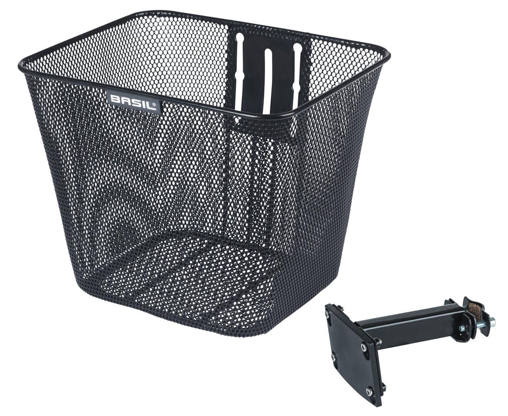 10235 Basil Bilbao front bicycle basket fixed moun