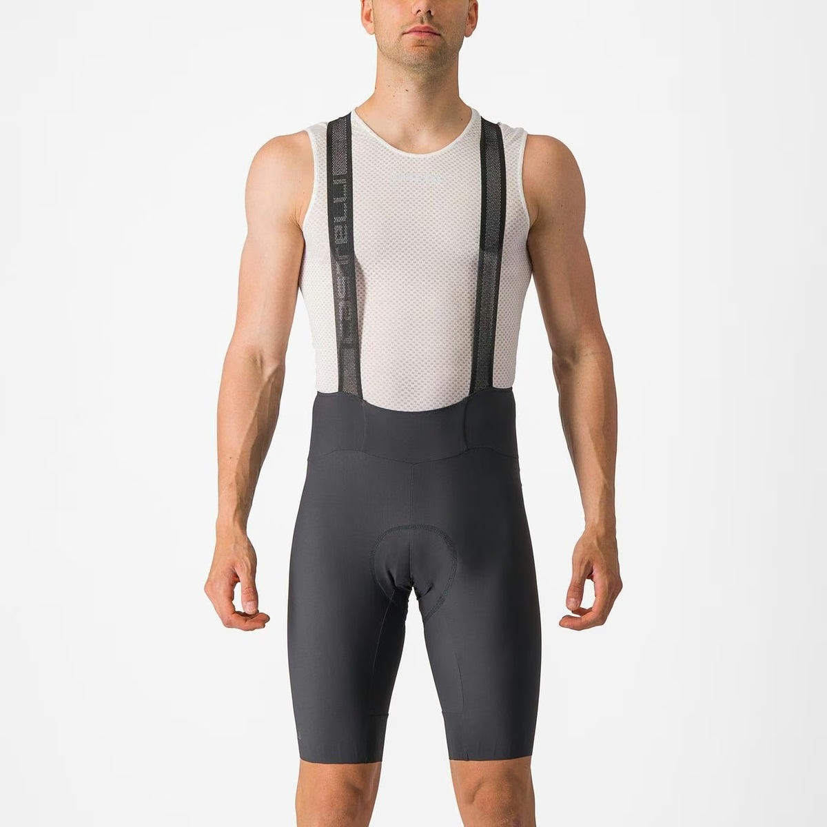 Castelli Espresso Bibshort Men's Dark Gray