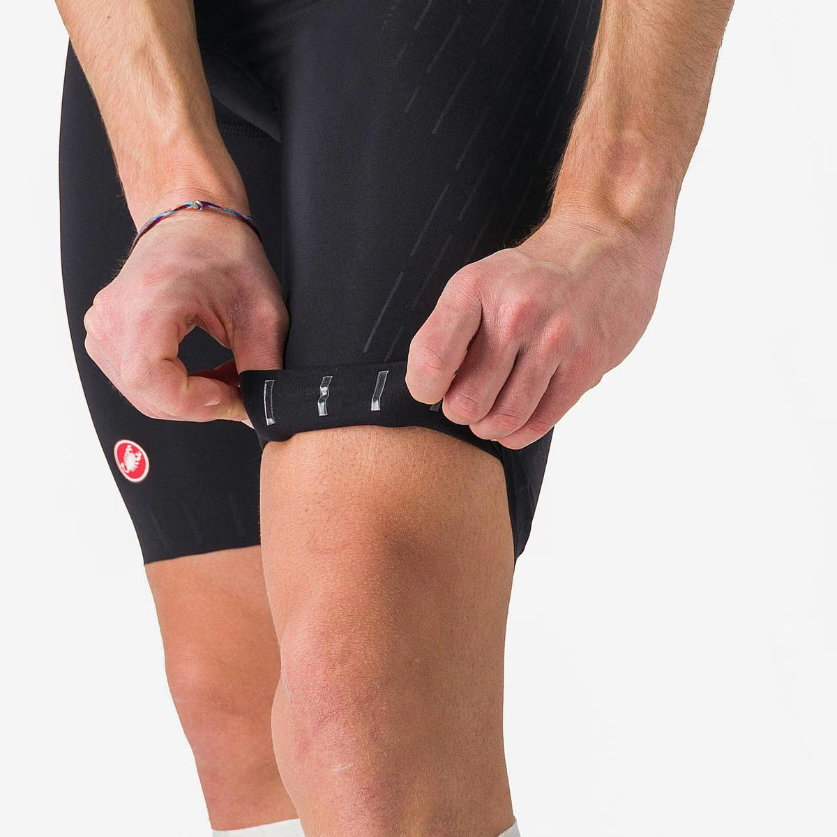 Castelli Free Sanremo 3 Tri Suit Short Sleeve Men's White/Black