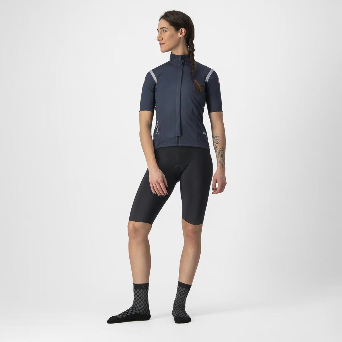 Castelli Gabba RoS 2 Jacket Women's Savile Blue/Silver Refle