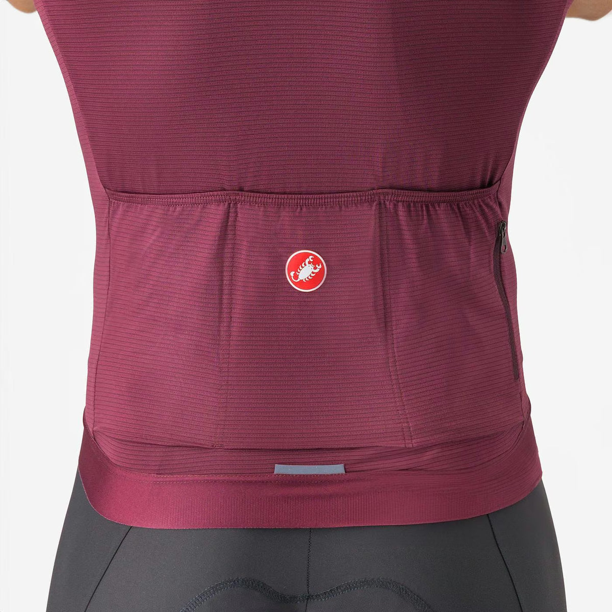 Castelli Espresso Men's Jersey Deep Bordeaux/Silver Moon