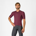 Castelli Espresso Men's Jersey Deep Bordeaux/Silver Moon