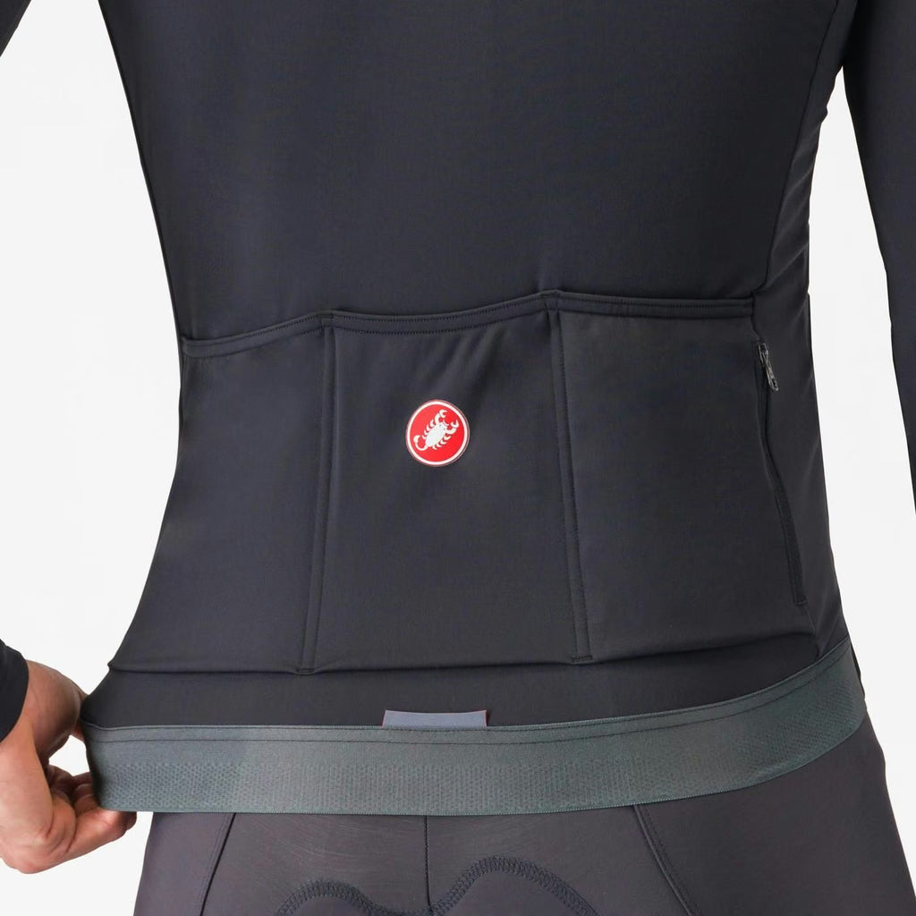 Castelli Espresso Thermal Jersey Men's Light Black