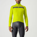 Castelli Puro 3 FZ Jersey Men's Electric Lime/Silver Reflex