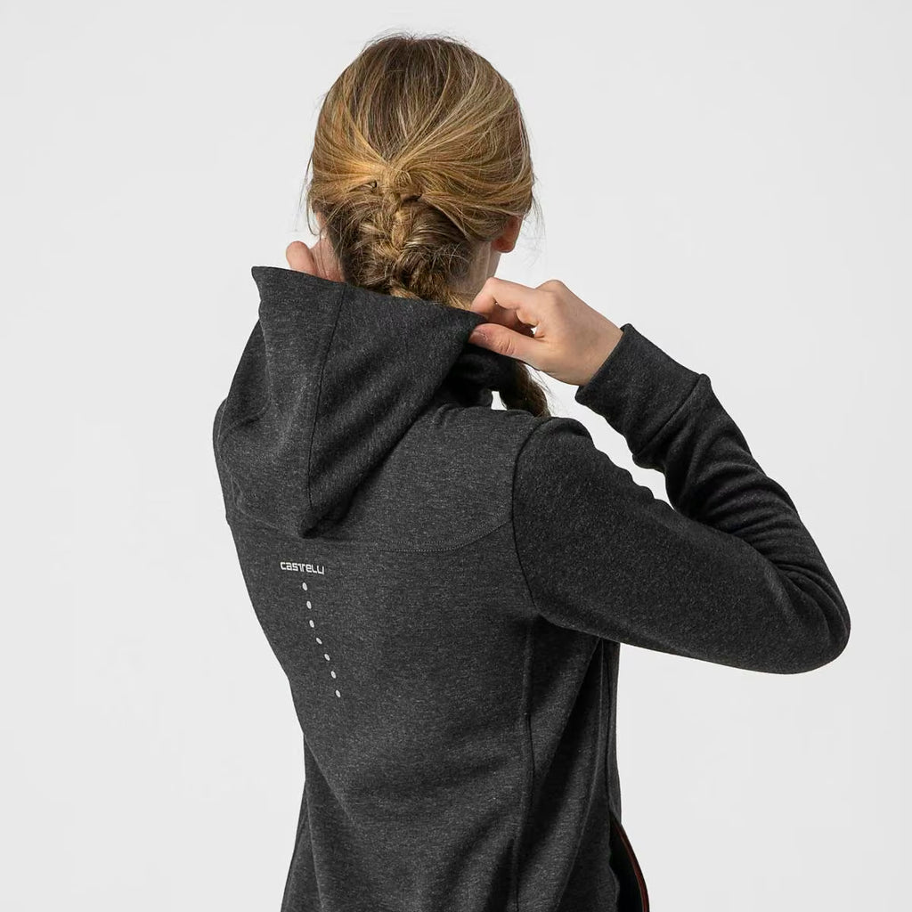 Castelli Milano Full Zip Fleece Women's Light Black