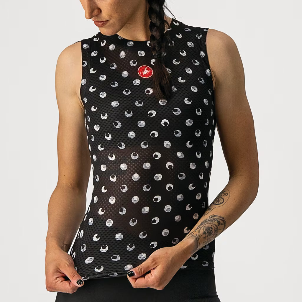 Castelli Pro Mesh 3 Sleeveless Baselayer Women's Light Black