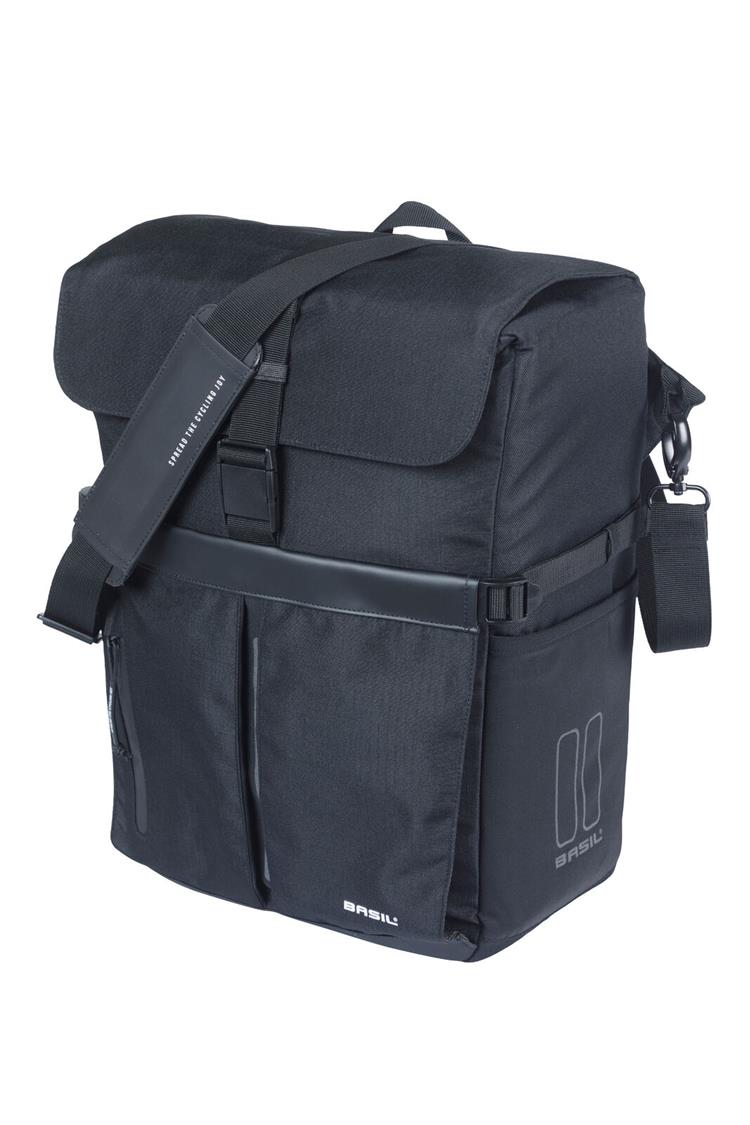 18428 Basil Move commuter bicycle bag MIK studs bl